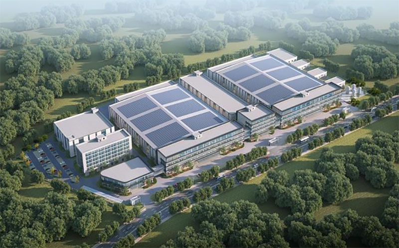 云和首條晶圓產(chǎn)線主廠房封頂，百億級“芯”引擎全面加速！